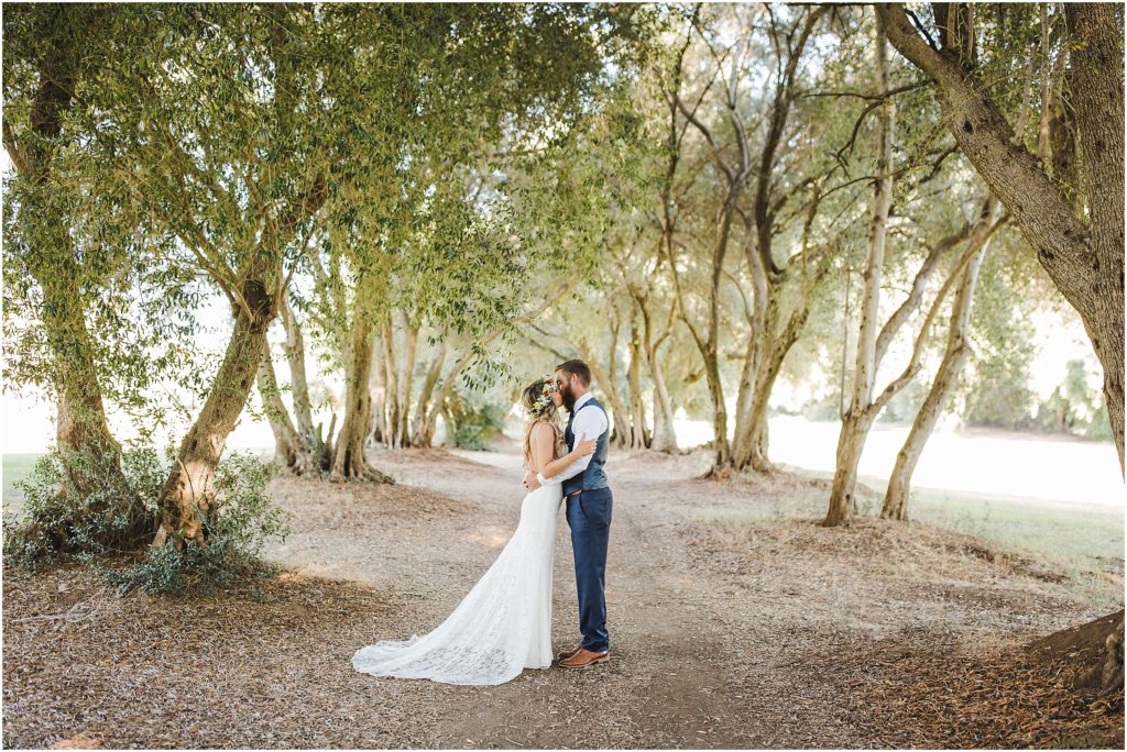 Olive Tree Grove Intimate Elopement. Photographed by California Photographer, Ashley Carlascio Photography.
