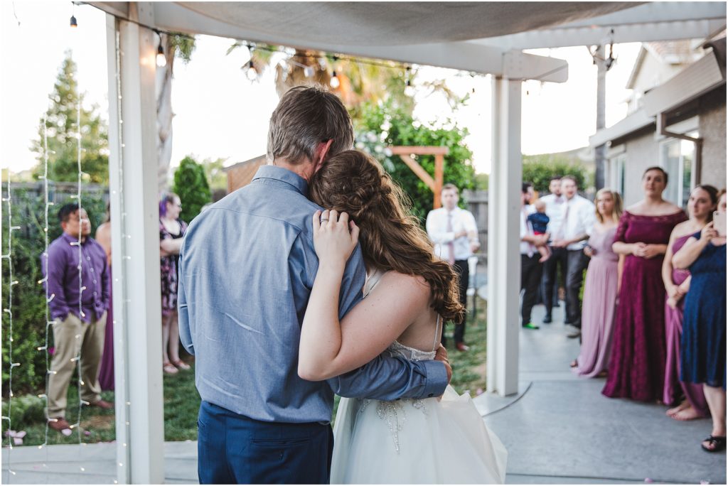 Beautiful, intimate Micro-Wedding in Sacramento California photographed by Ashley Carlascio Photography.
