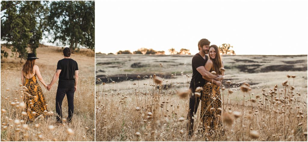Table Mountain California Edgy Engagement Session by Ashley Carlascio Photography.