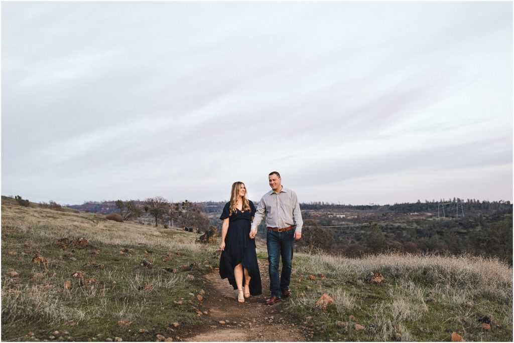 Downtown Chico and Bidwell Park Engagement Session by Ashley Carlascio Photography.