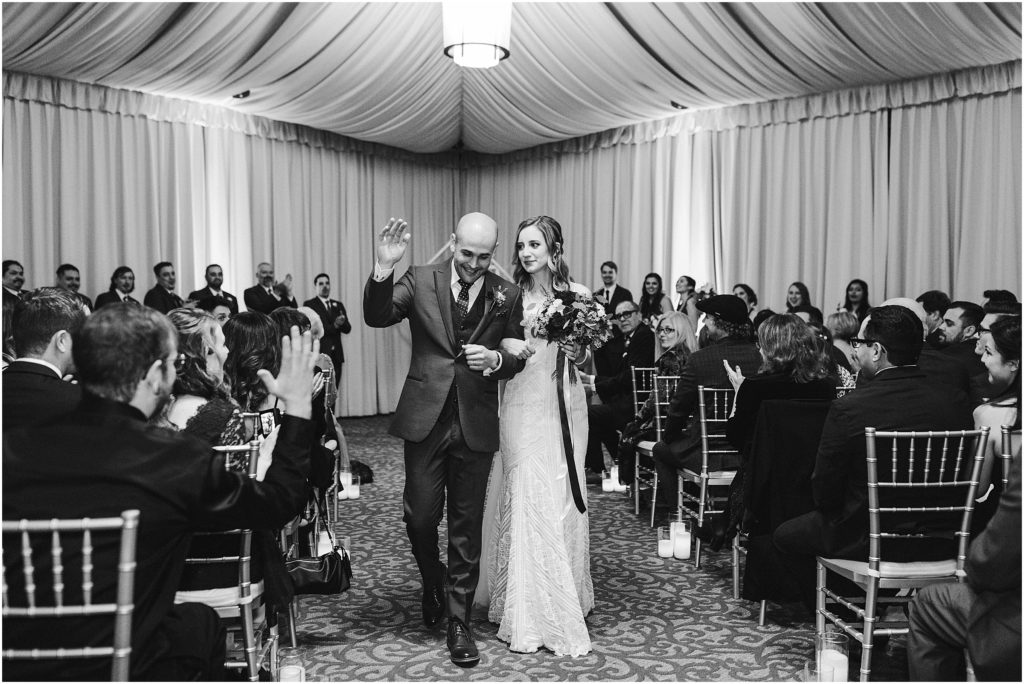 Winter wedding at the Citizen Hotel, Autograph Collection in Sacramento, California by Ashley Carlascio Photography.