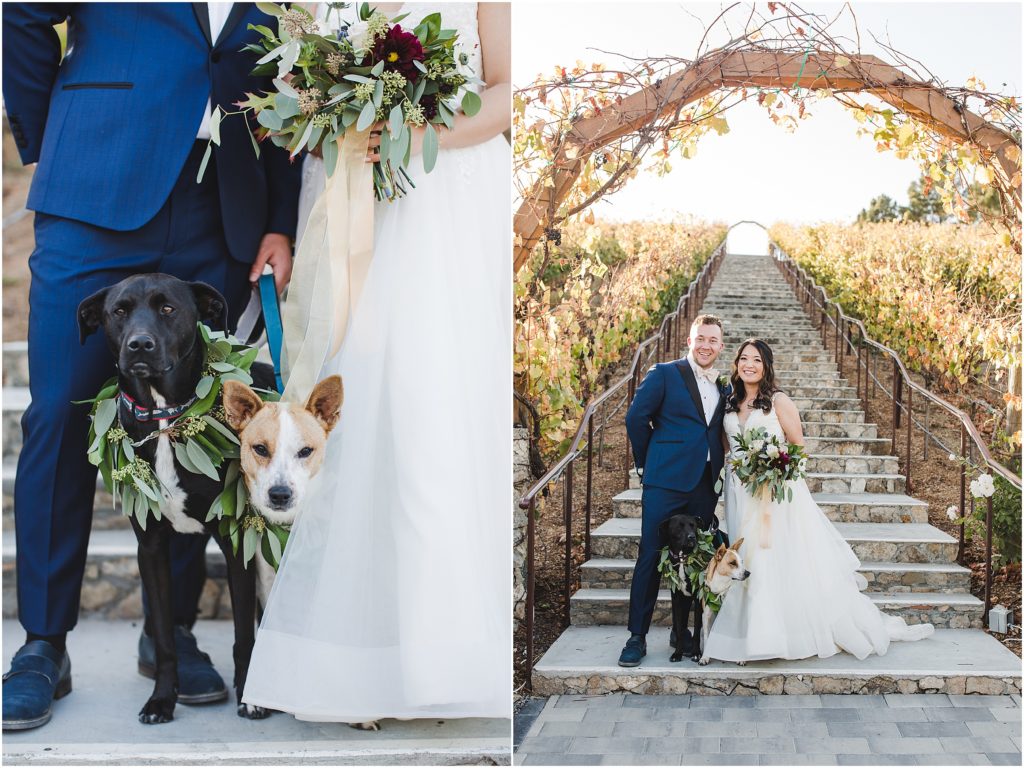 Beautiful Chinese, vineyard wedding at Nella Terra Cellars by California photographer, Ashley Carlascio Photography.