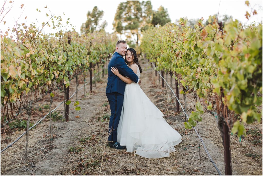 Beautiful Chinese, vineyard wedding at Nella Terra Cellars by California photographer, Ashley Carlascio Photography.