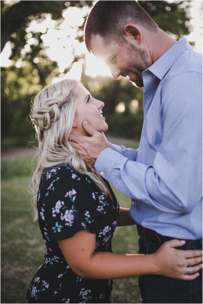 Romantic engagement photos in Upper Park by Ashley Carlascio Photography, Bay Area California wedding and portrait photographer.