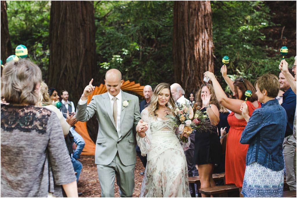 Bohemian, weekend wedding at the beautiful Ovy Camp in San Gregorio, California by Ashley Carlascio Photography.