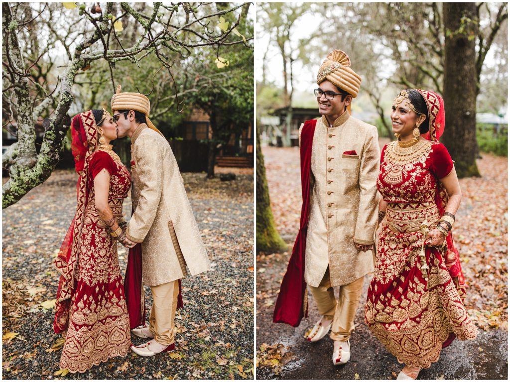 Traditional Indian wedding at Deer Park Villa in Fairfax, California by Ashley Carlascio Photography.