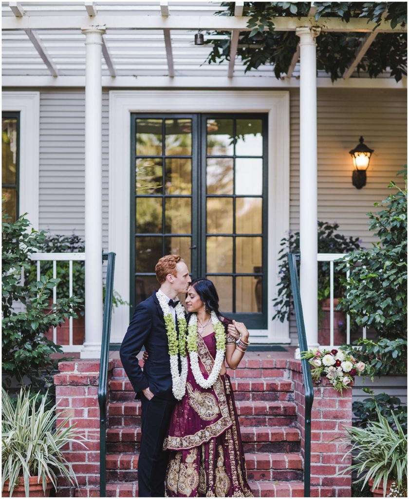 Intimate Hindu micro-wedding at Gamble Gardens in California by Ashley Carlascio Photography.