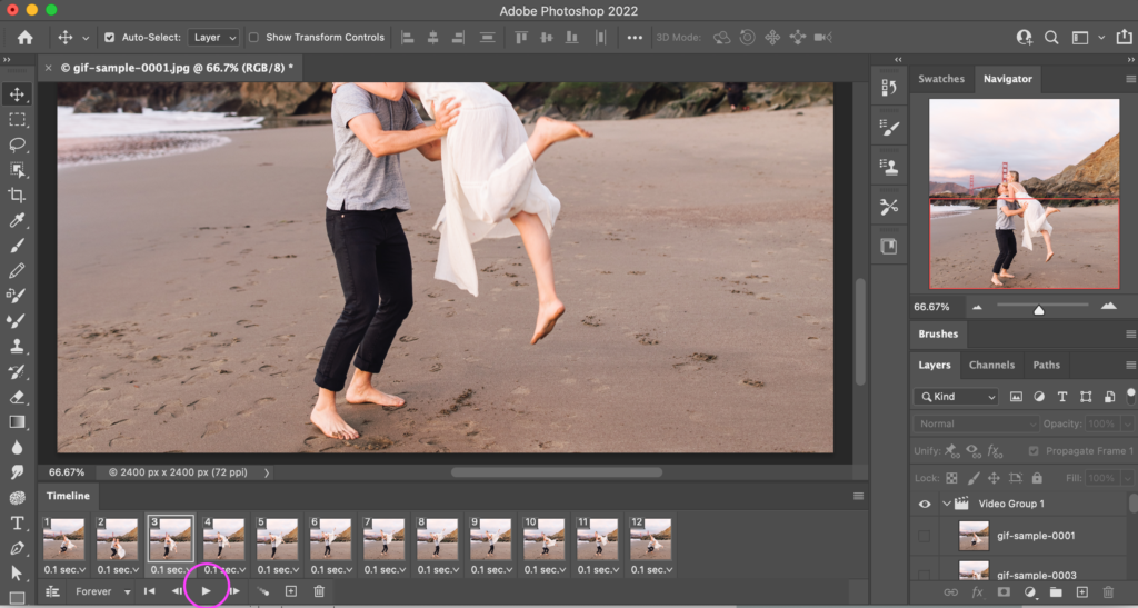 how to make a gif in photoshop