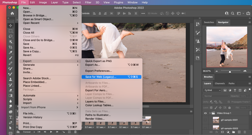 How to Make a GIF from Photoshop