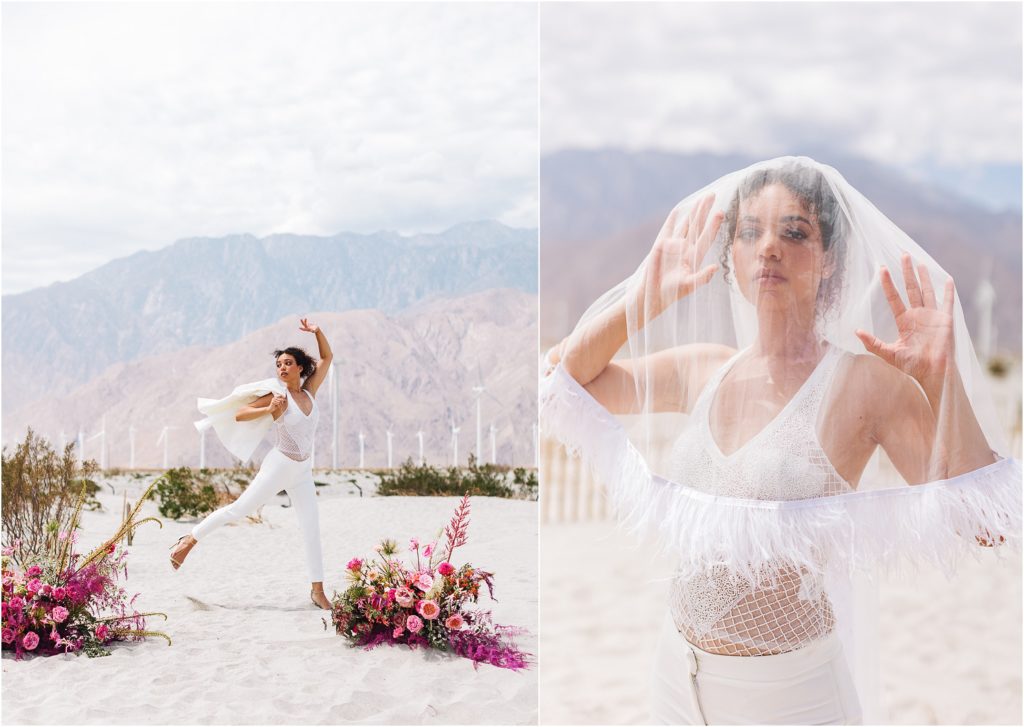 Editorial Bridal Shoot in the Palm Springs Desert