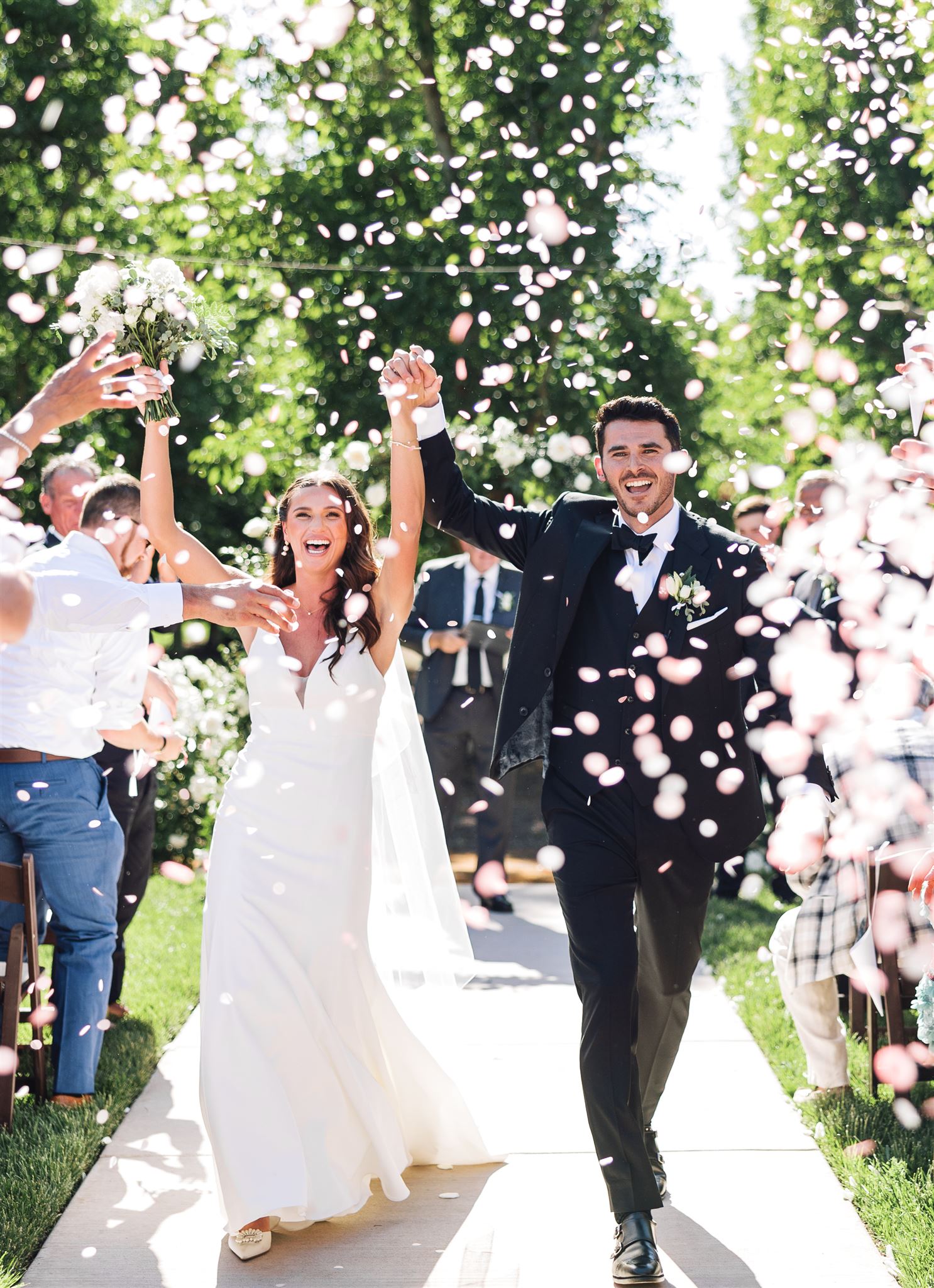 How to Make the Most of a Wedding Ceremony Confetti Exit