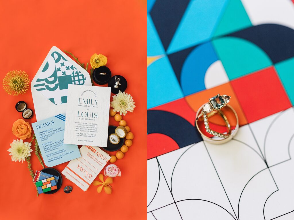 Colorful Bauhaus Design San Francisco Wedding at the Palace of Fine Arts & Fort Mason | Emily + Louis