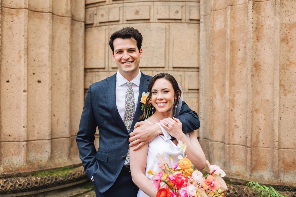 Colorful Bauhaus Design San Francisco Wedding at the Palace of Fine Arts & Fort Mason | Emily + Louis