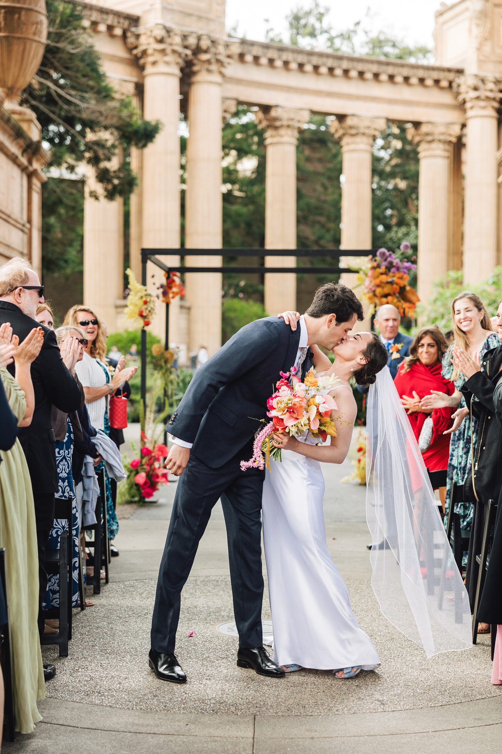 Colorful Bauhaus Design San Francisco Wedding at the Palace of Fine Arts & Fort Mason | Emily + Louis
