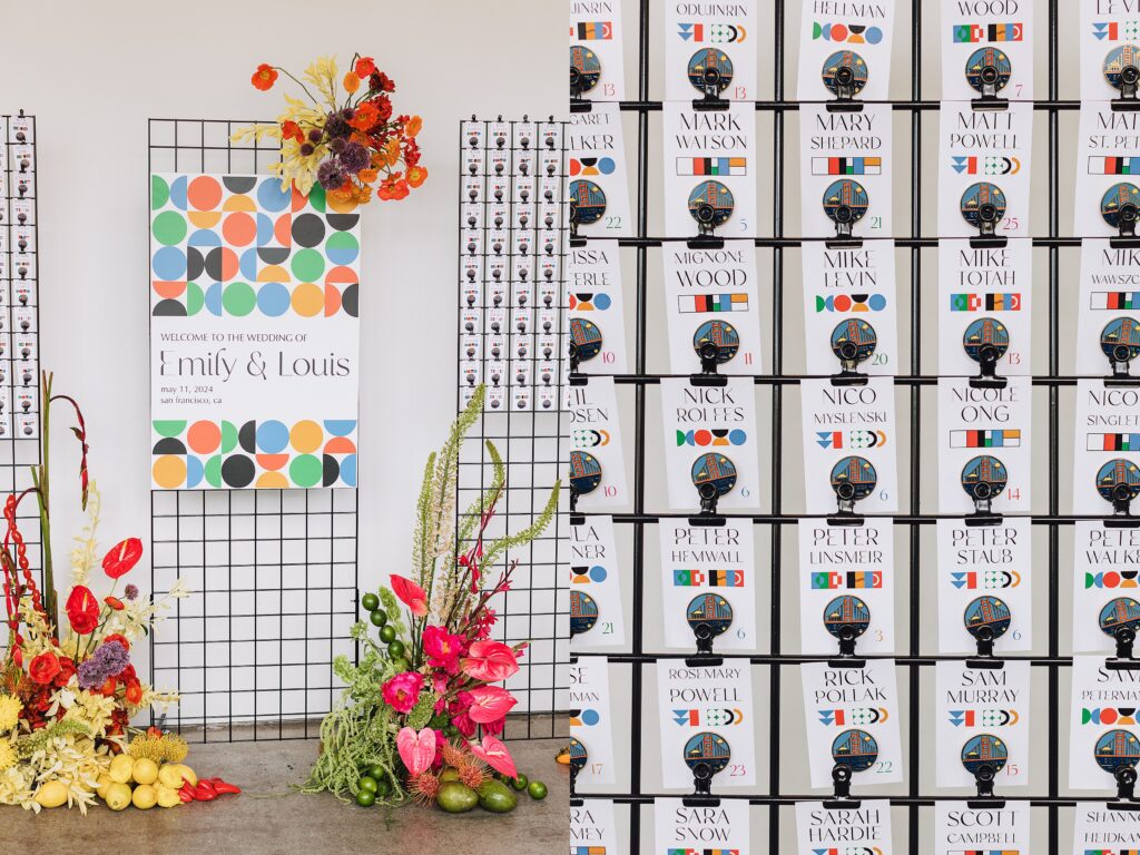 Colorful Bauhaus Design San Francisco Wedding at the Palace of Fine Arts & Fort Mason | Emily + Louis
