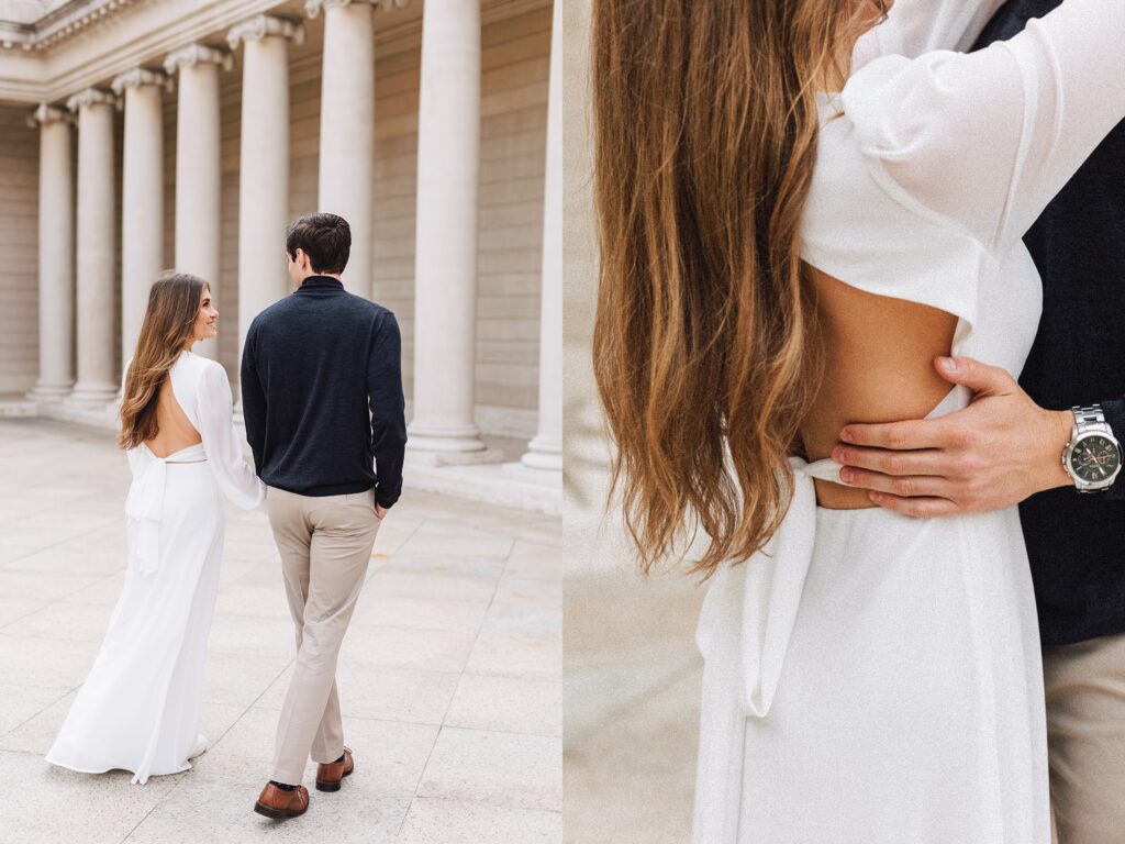 San Francisco Engagement at Legion of Honor and Chrissy Field Beach | Laurier + Griffin