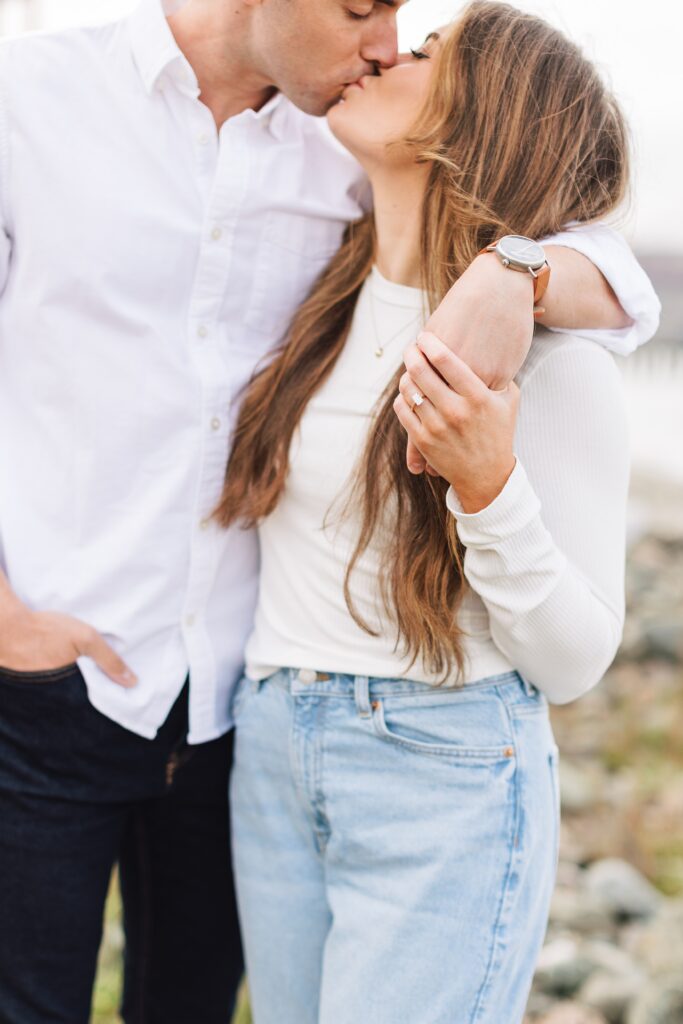 San Francisco Engagement at Legion of Honor and Chrissy Field Beach | Laurier + Griffin