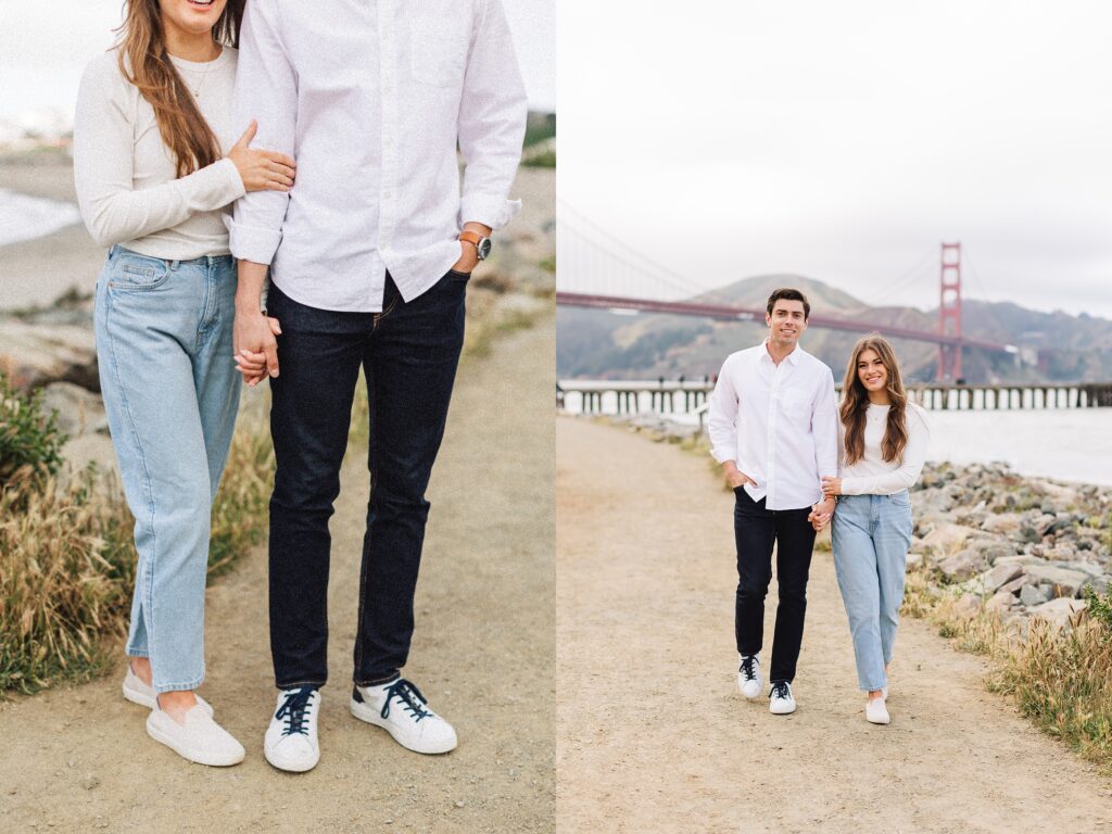 San Francisco Engagement at Legion of Honor and Chrissy Field Beach | Laurier + Griffin