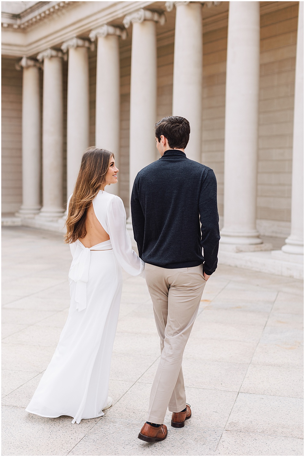 San Francisco Engagement at Legion of Honor and Chrissy Field Beach | Laurier + Griffin