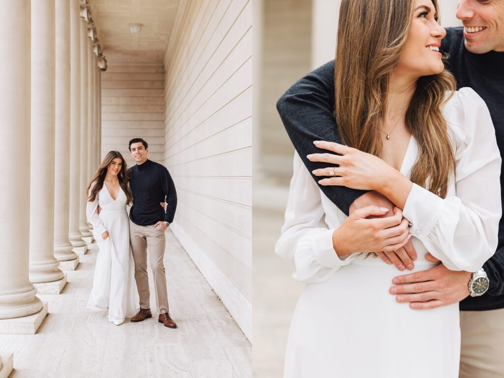 San Francisco Engagement at Legion of Honor and Chrissy Field Beach | Laurier + Griffin