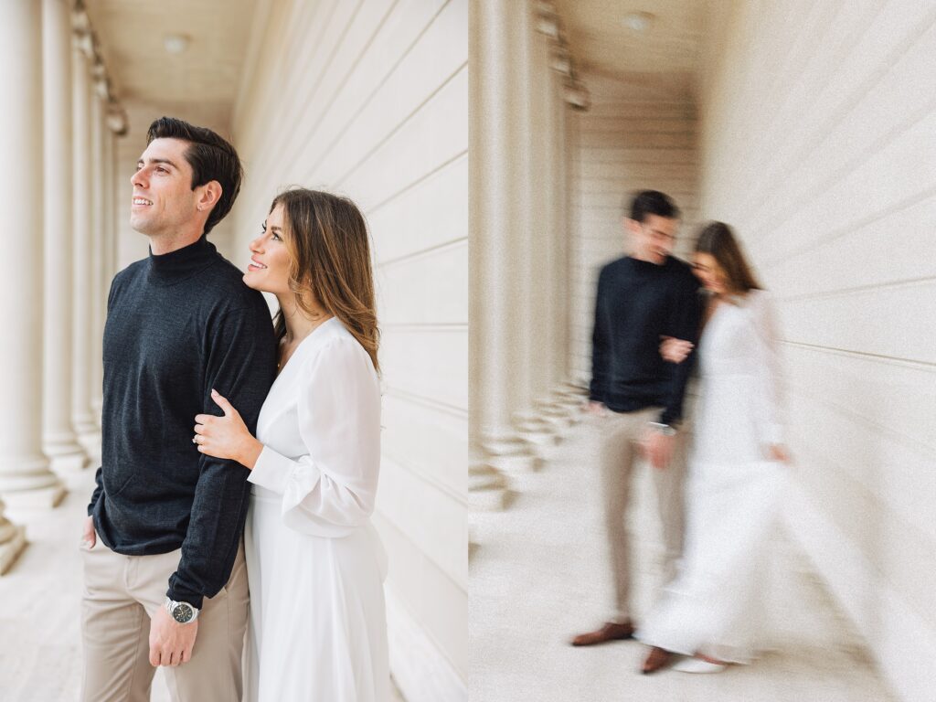 San Francisco Engagement at Legion of Honor and Chrissy Field Beach | Laurier + Griffin