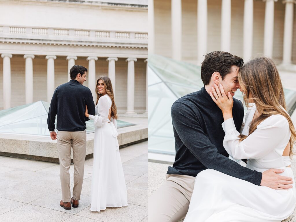 San Francisco Engagement at Legion of Honor and Chrissy Field Beach | Laurier + Griffin