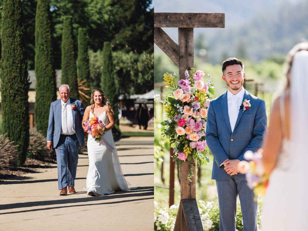 Intimate Wedding at Tre Posti in Saint Helena, Napa Valley | Rachel + Tyler