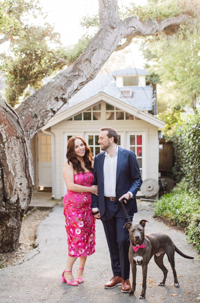 Romantic Downtown + Beach Carmel-by-the-Sea Engagement Session | Megan + Ryan