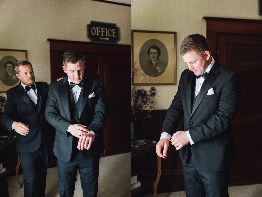 Elegant and Timeless Black and White wedding at The Barn at Pheasant Trail Ranch | Colleen + Trent