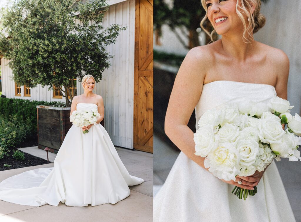 Elegant and Timeless Black and White wedding at The Barn at Pheasant Trail Ranch | Colleen + Trent