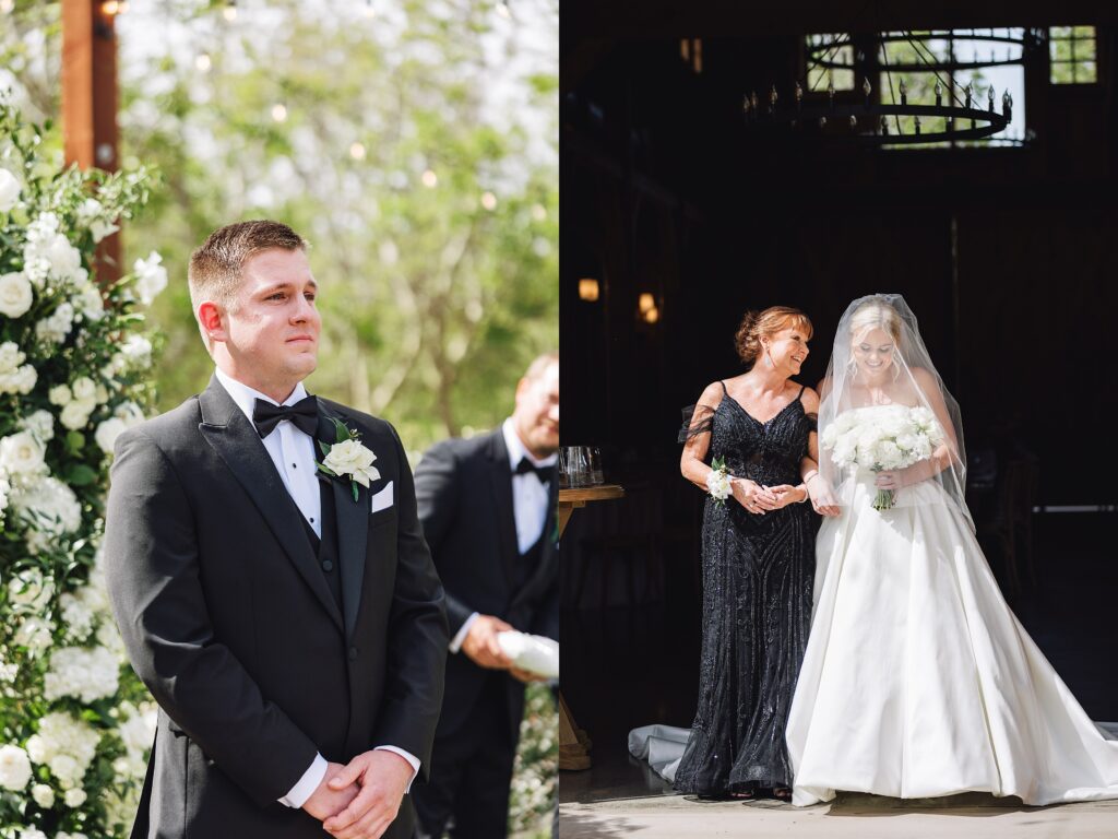 Elegant and Timeless Black and White wedding at The Barn at Pheasant Trail Ranch | Colleen + Trent