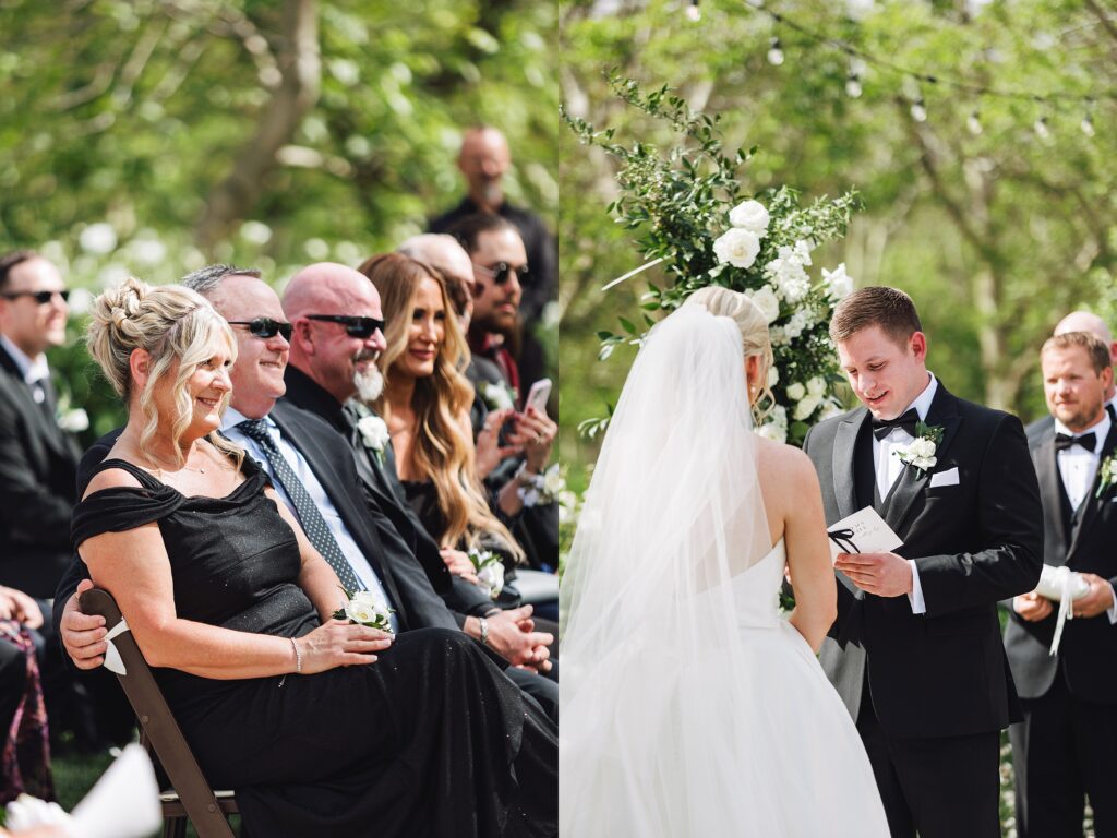 Elegant and Timeless Black and White wedding at The Barn at Pheasant Trail Ranch | Colleen + Trent