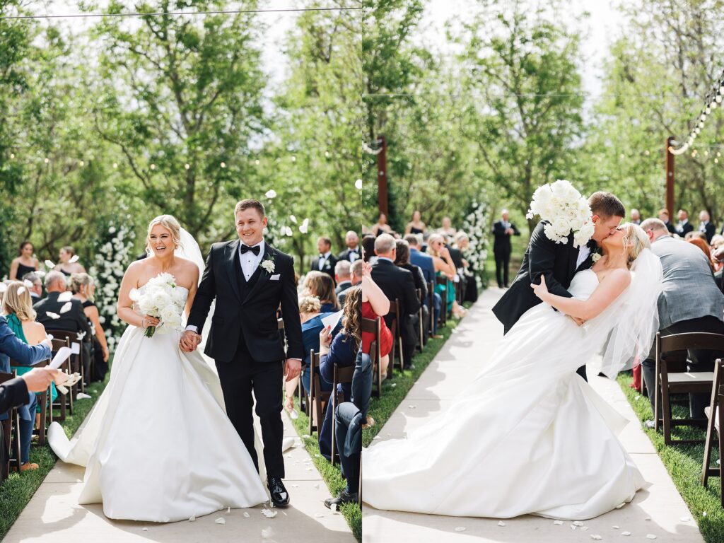 Elegant and Timeless Black and White wedding at The Barn at Pheasant Trail Ranch | Colleen + Trent