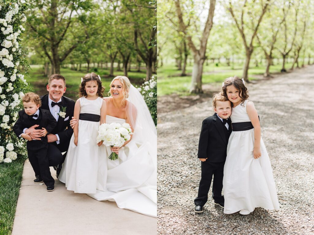 Elegant and Timeless Black and White wedding at The Barn at Pheasant Trail Ranch | Colleen + Trent