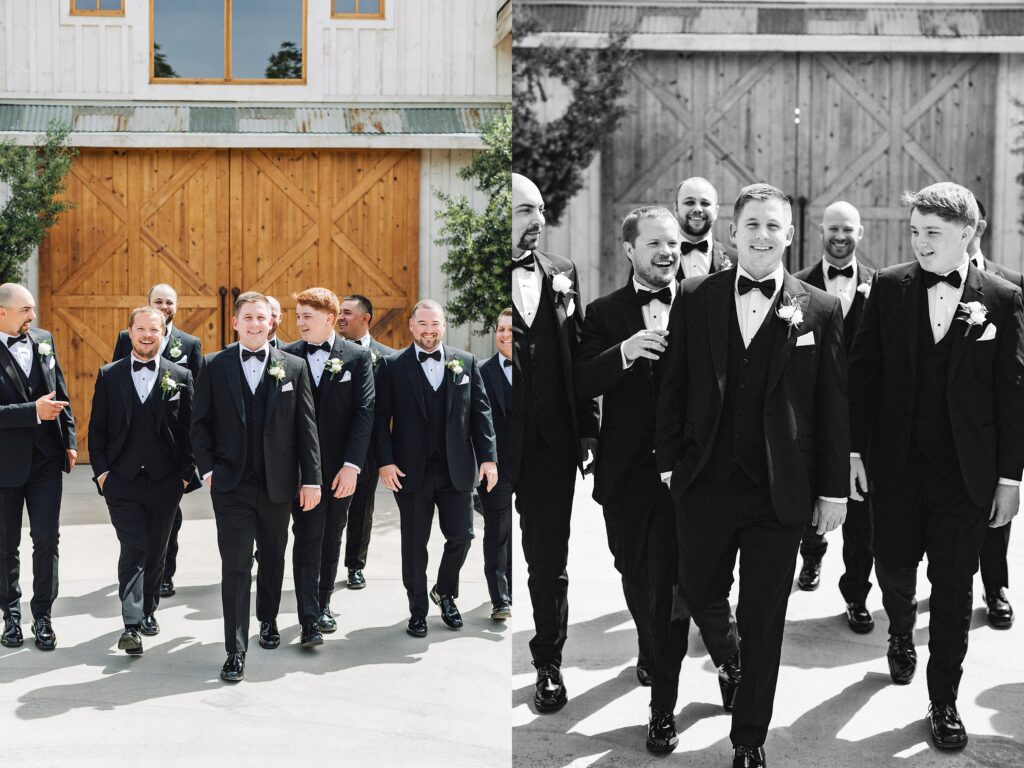 Elegant and Timeless Black and White wedding at The Barn at Pheasant Trail Ranch | Colleen + Trent