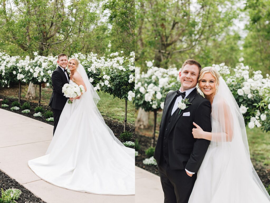 Elegant and Timeless Black and White wedding at The Barn at Pheasant Trail Ranch | Colleen + Trent