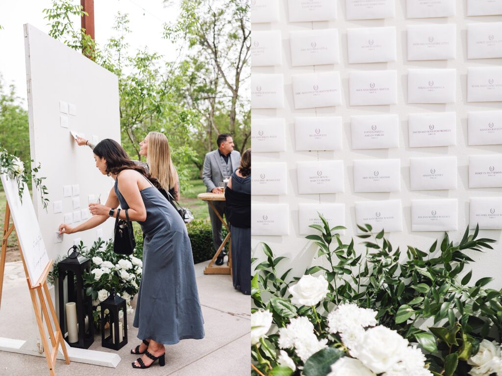 Elegant and Timeless Black and White wedding at The Barn at Pheasant Trail Ranch | Colleen + Trent