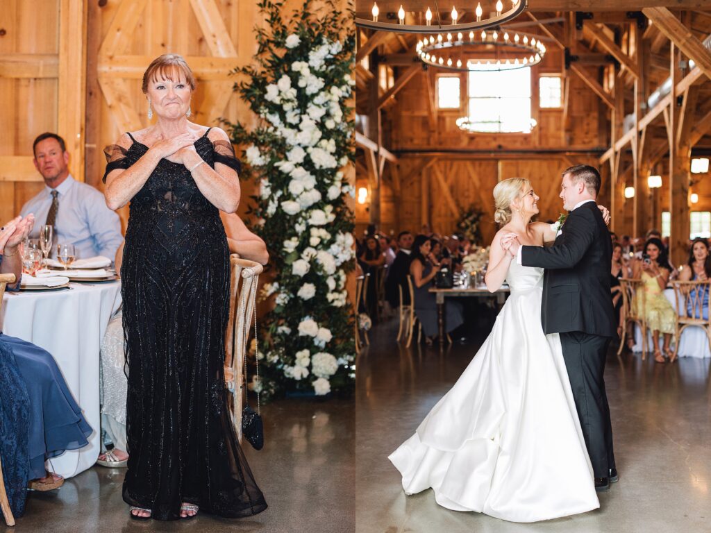 Elegant and Timeless Black and White wedding at The Barn at Pheasant Trail Ranch | Colleen + Trent