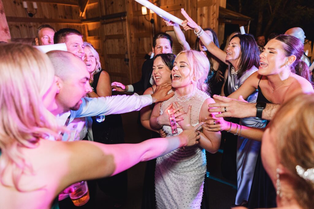 Elegant and Timeless Black and White wedding at The Barn at Pheasant Trail Ranch | Colleen + Trent