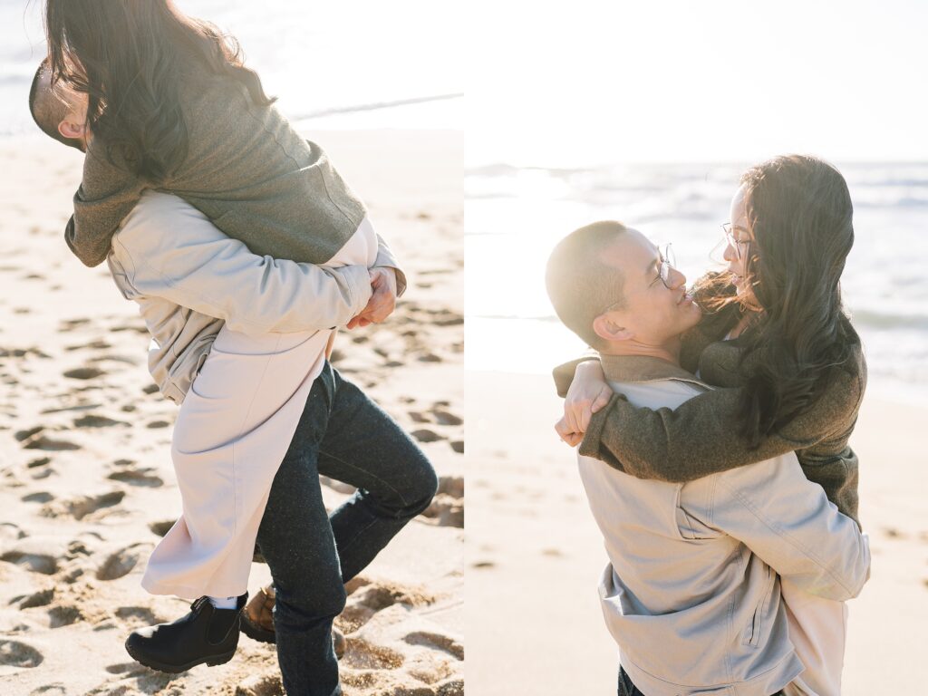 A Picturesque Engagement Session at Montara Beach | Annie + Ben