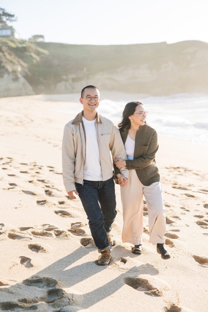 A Picturesque Engagement Session at Montara Beach | Annie + Ben