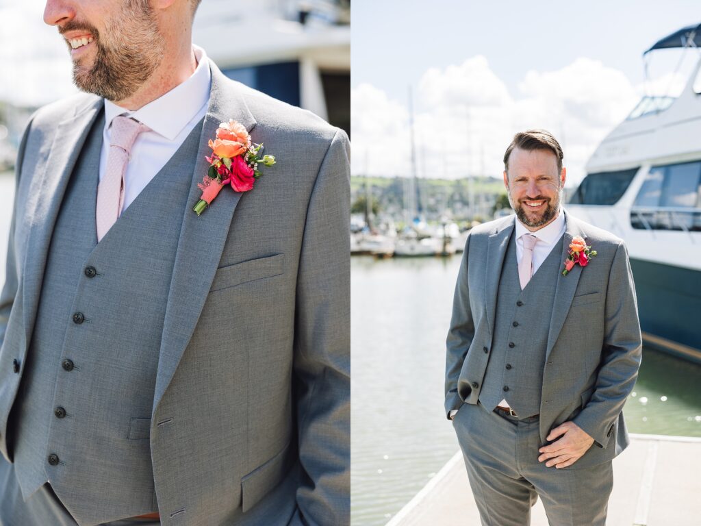 A Vibrant Citrus Wedding at the Lighthouse at Glen Cove Marina | Claire + Brian