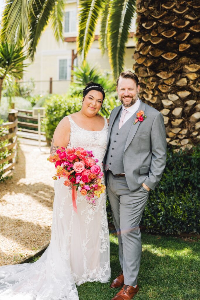 A Vibrant Citrus Wedding at the Lighthouse at Glen Cove Marina | Claire + Brian