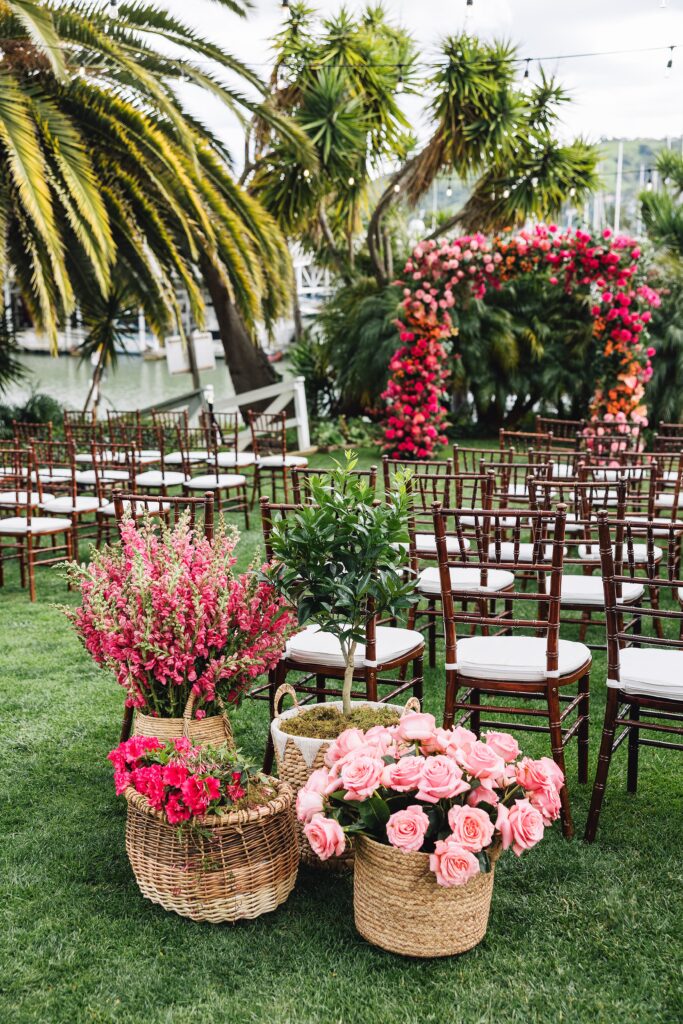 A Vibrant Citrus Wedding at the Lighthouse at Glen Cove Marina | Claire + Brian