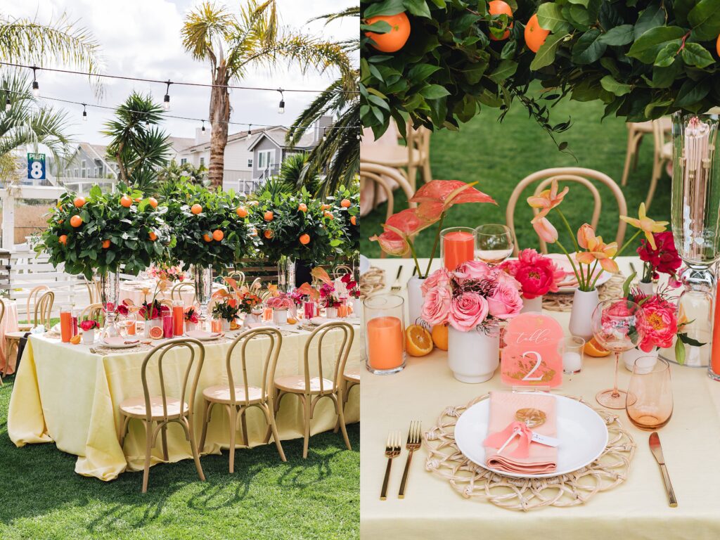 A Vibrant Citrus Wedding at the Lighthouse at Glen Cove Marina | Claire + Brian