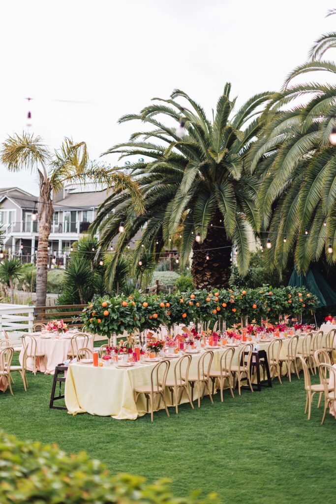 A Vibrant Citrus Wedding at the Lighthouse at Glen Cove Marina | Claire + Brian