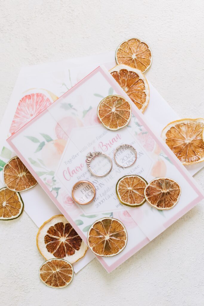 A Vibrant Citrus Wedding at the Lighthouse at Glen Cove Marina | Claire + Brian