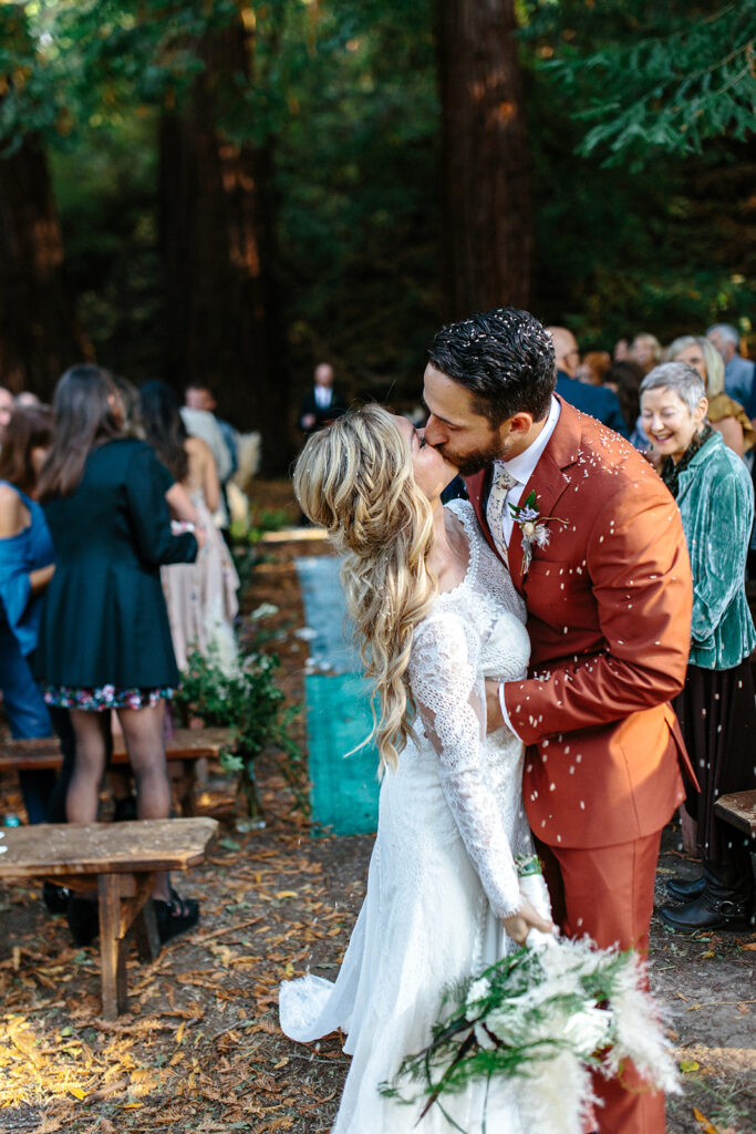 How to Make the Most of a Wedding Ceremony Confetti Exit